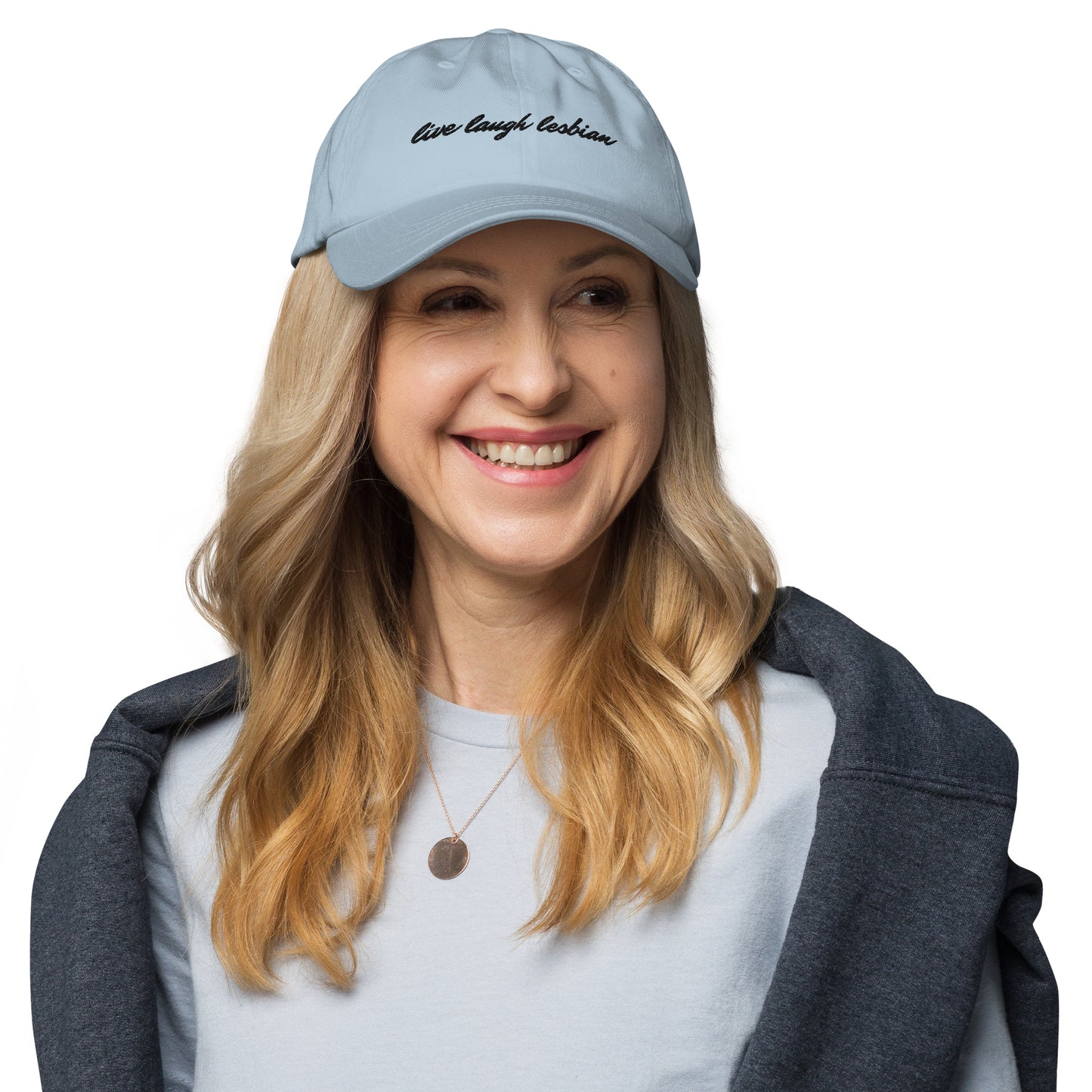 "Live Laugh Lesbian" hat