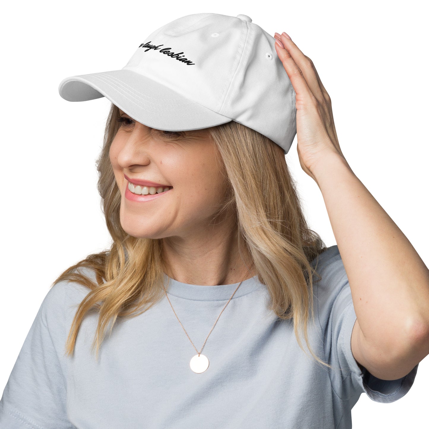 "Live Laugh Lesbian" hat