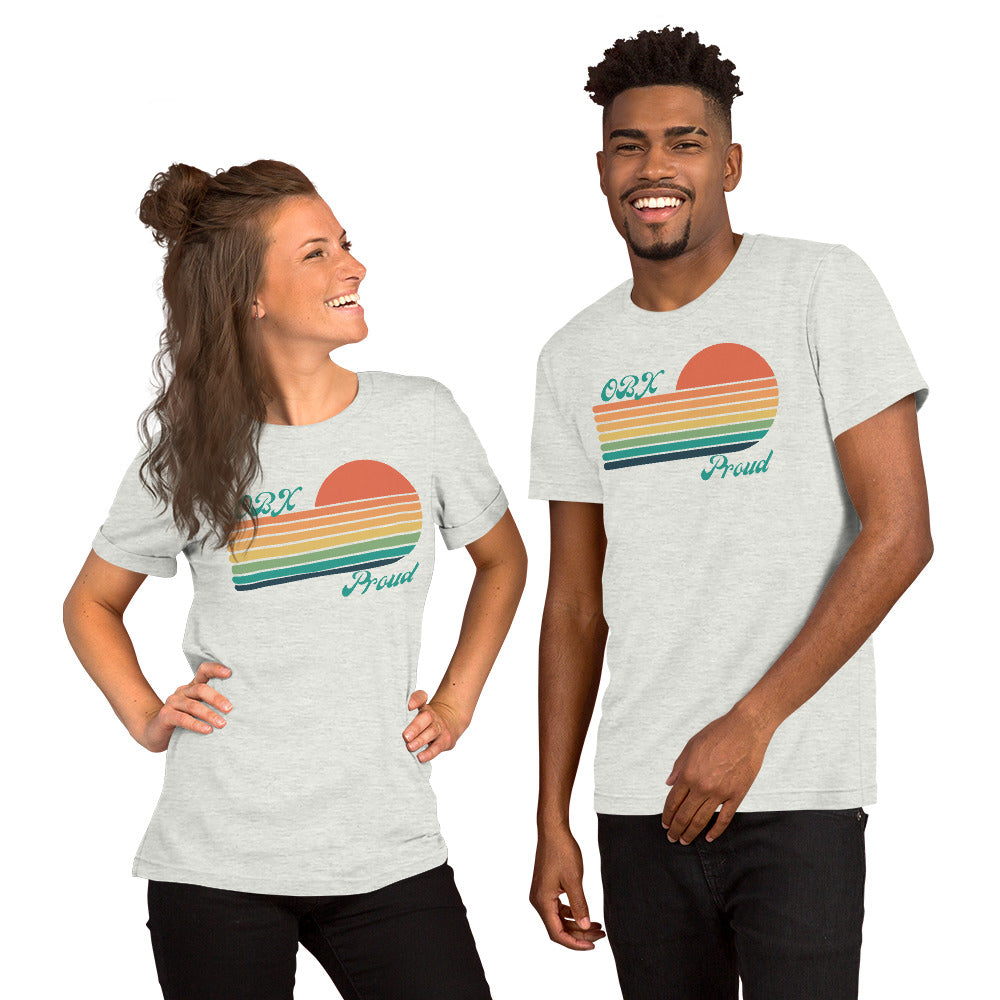 "OBX Proud" retro unisex t-shirt