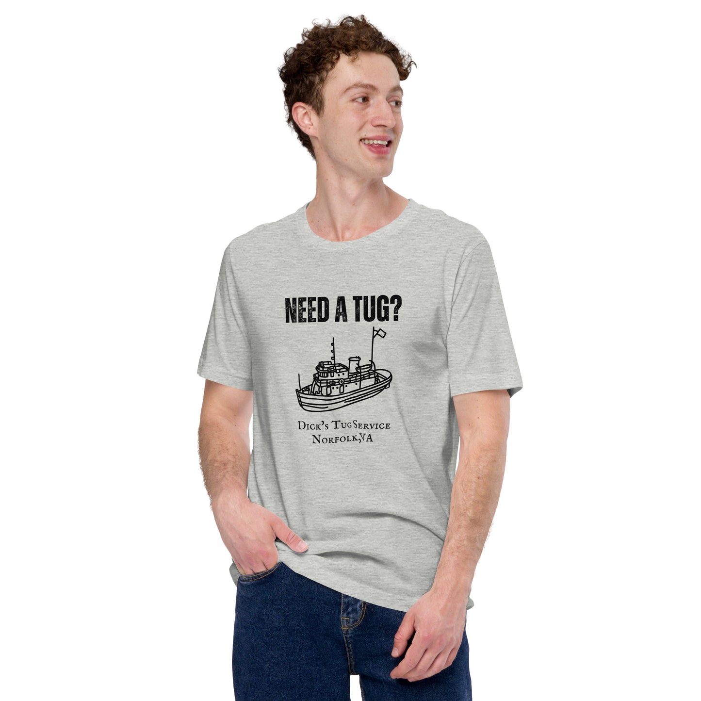 "Need a Tug?" Unisex t-shirt