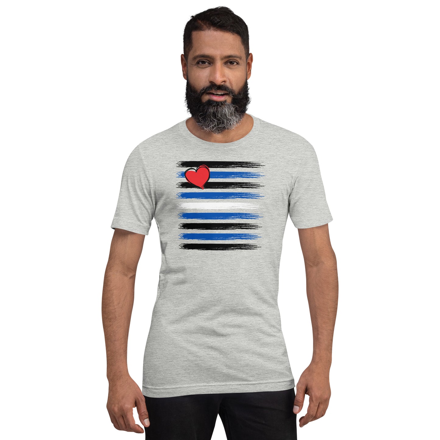 Leather Pride Flag unisex t-shirt