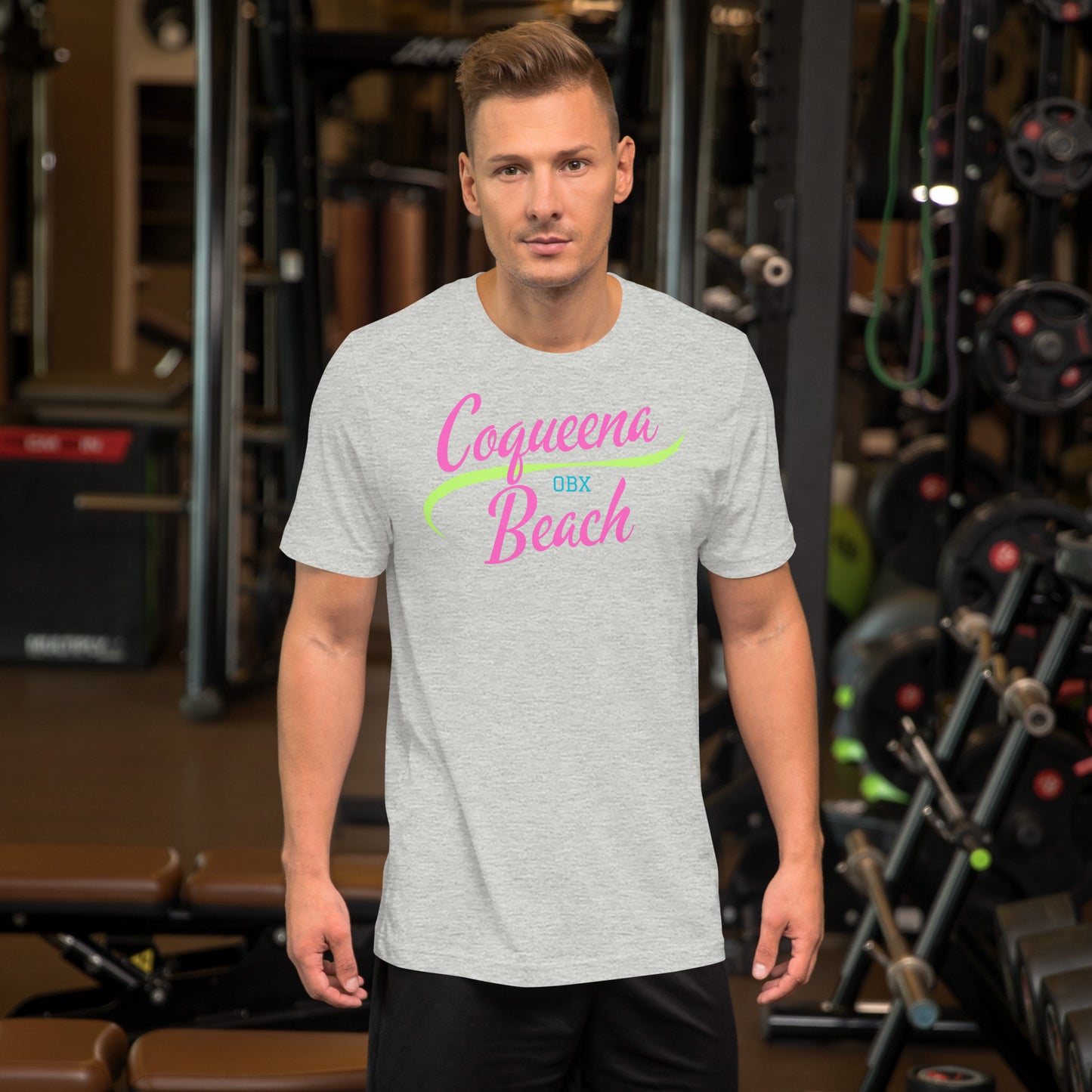 "Coqueena Beach" unisex t-shirt