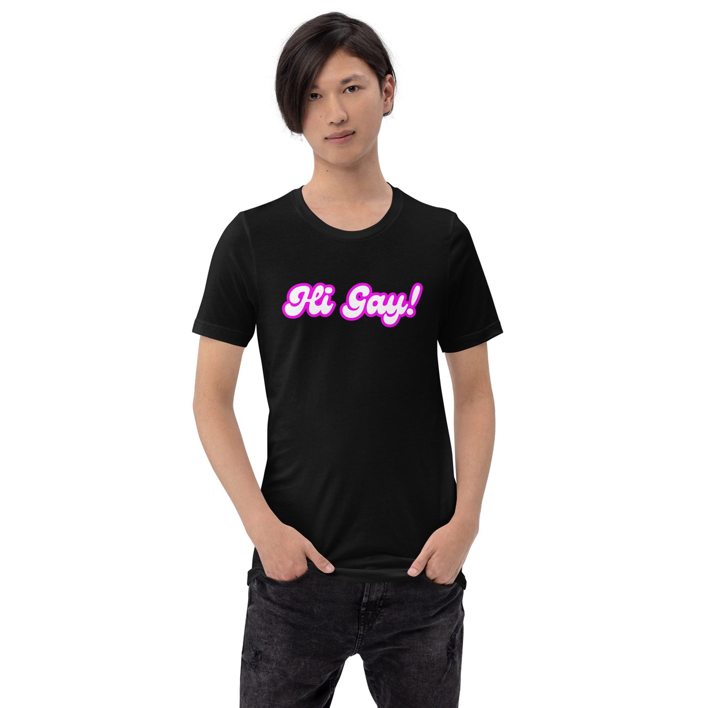 "Hi Gay!" Unisex t-shirt