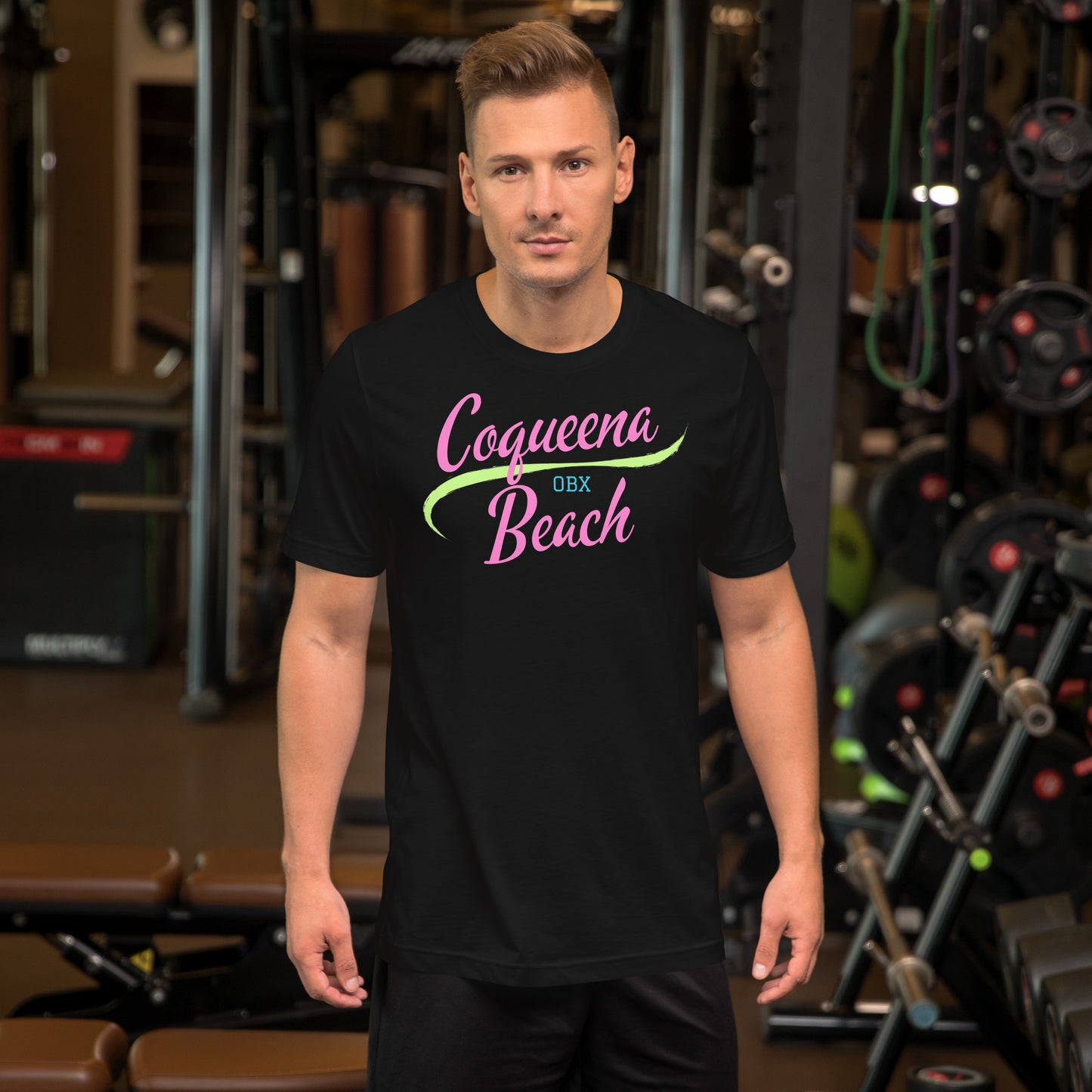 "Coqueena Beach" unisex t-shirt