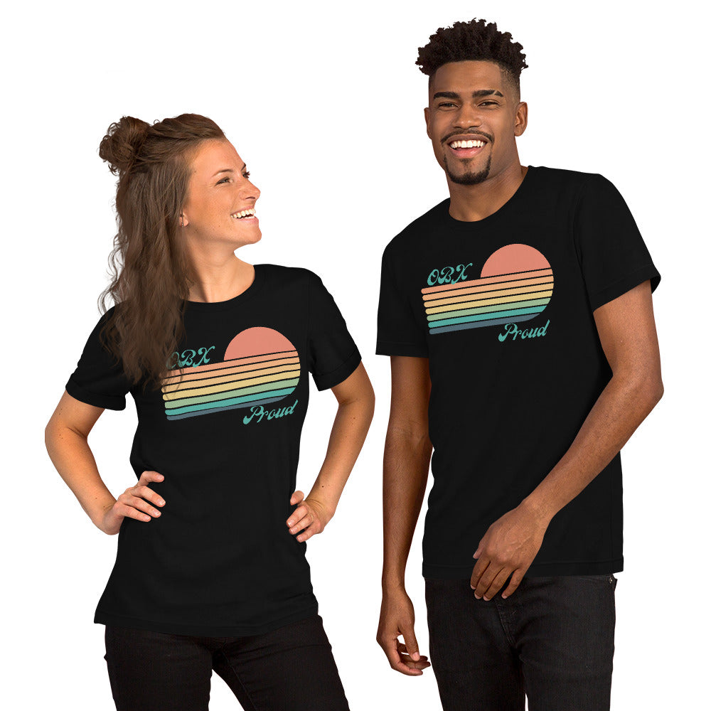 "OBX Proud" retro unisex t-shirt