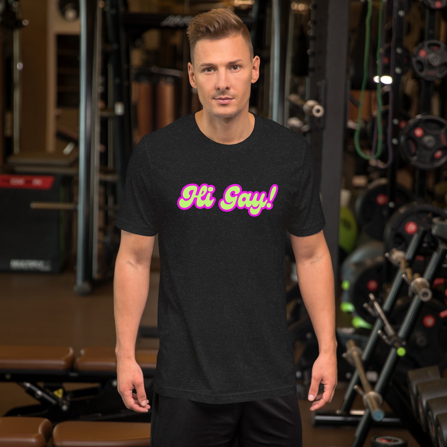 "Hi Gay!" Unisex t-shirt