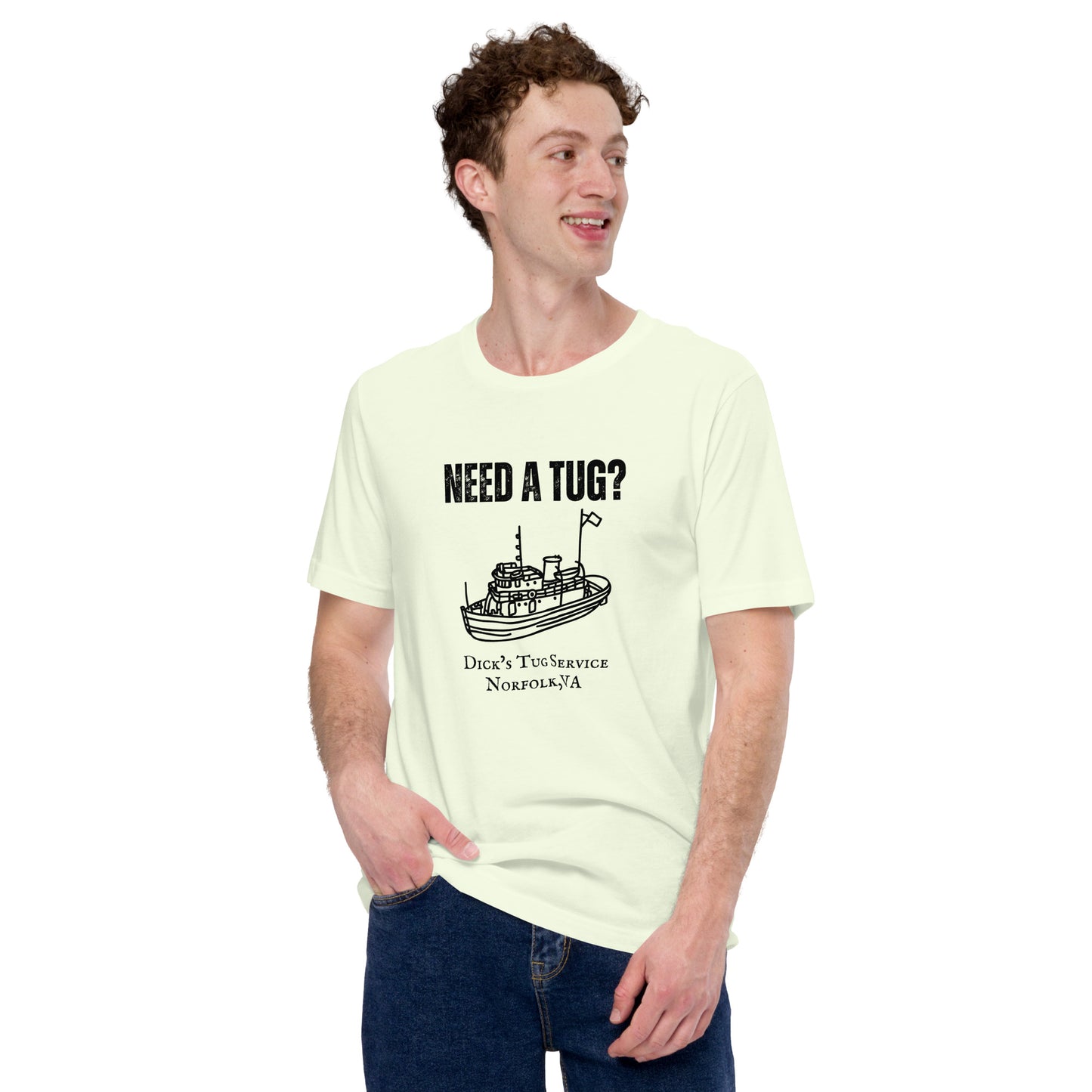 "Need a Tug?" Unisex t-shirt