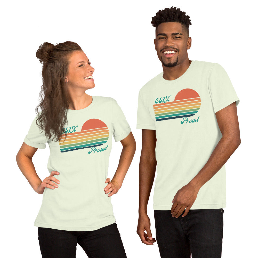 "OBX Proud" retro unisex t-shirt