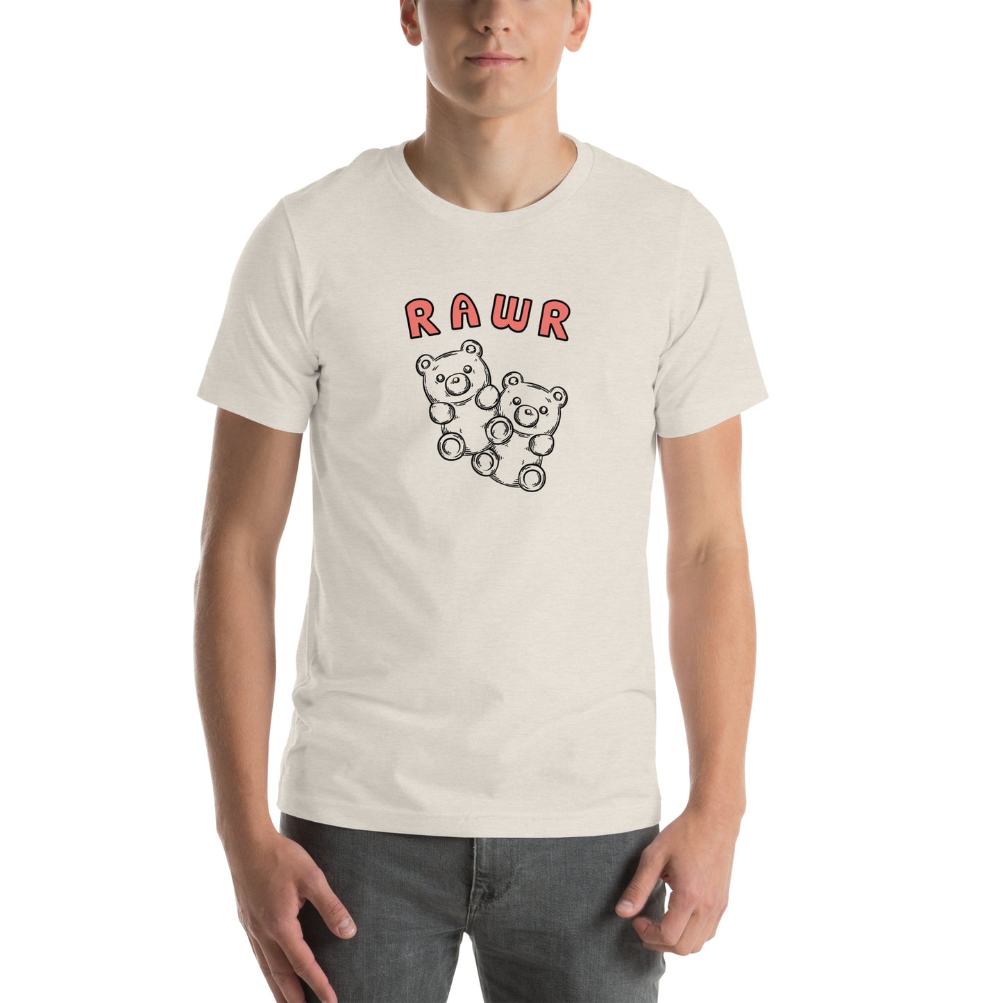 "Rawr!" Unisex t-shirt