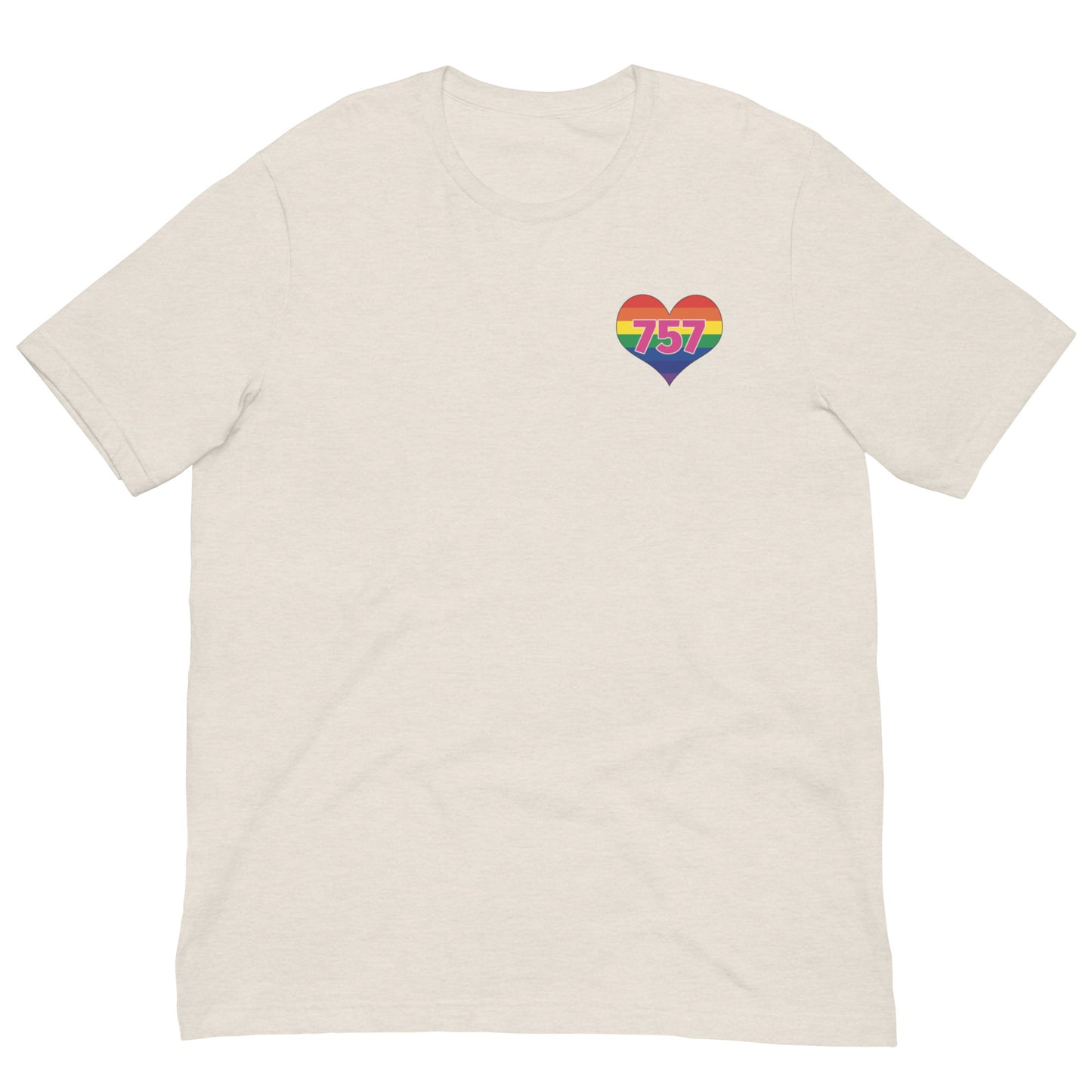 "I Heart 757" Unisex t-shirt