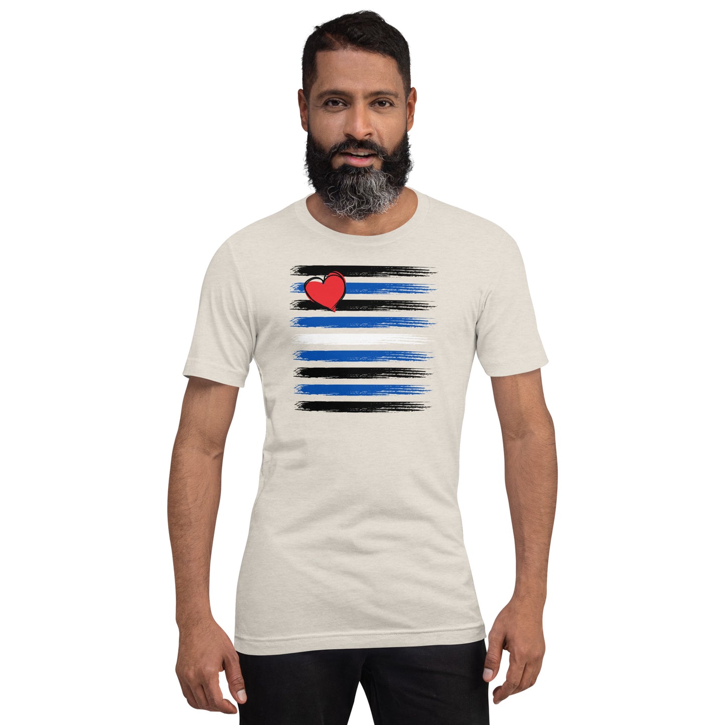 Leather Pride Flag unisex t-shirt