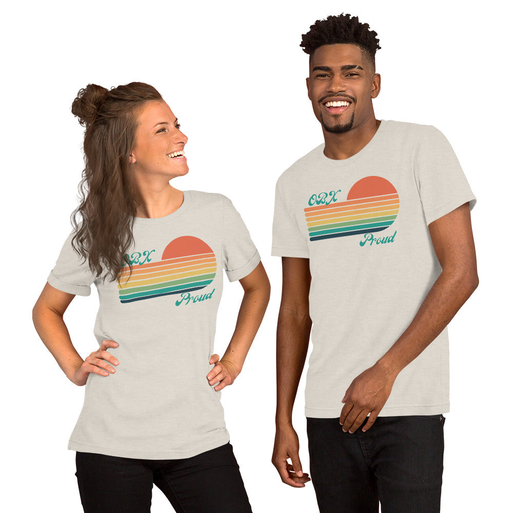 "OBX Proud" retro unisex t-shirt