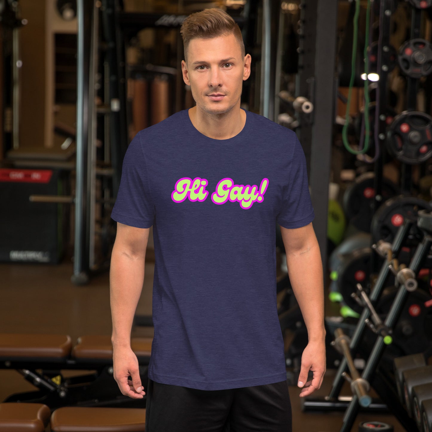 "Hi Gay!" Unisex t-shirt