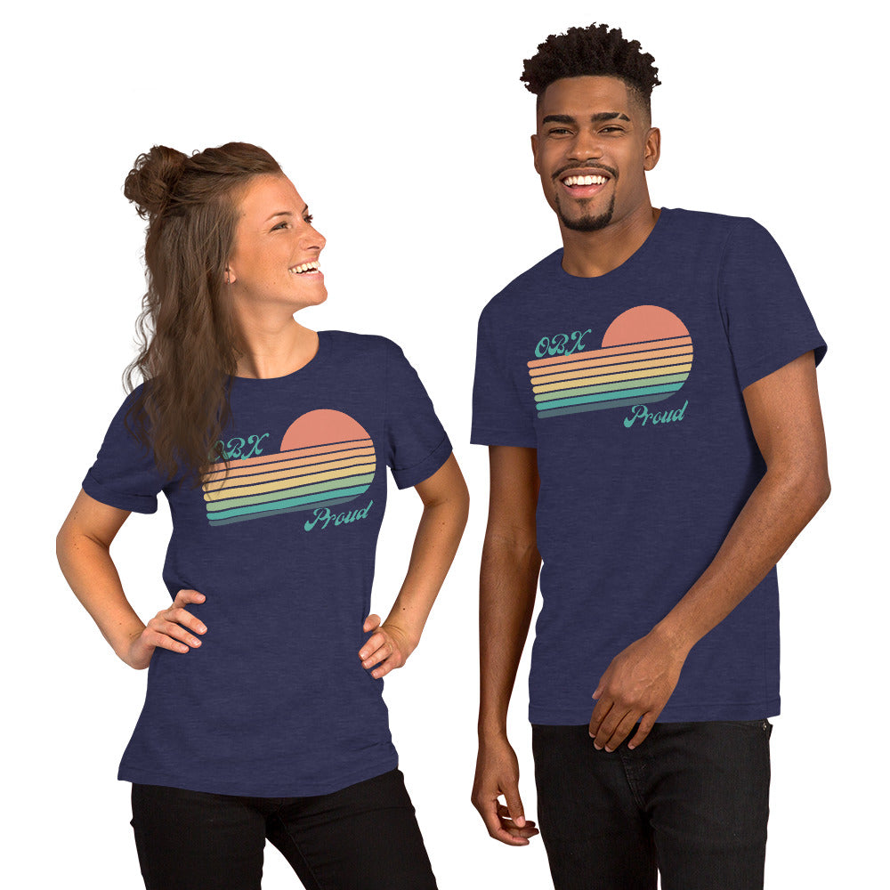 "OBX Proud" retro unisex t-shirt