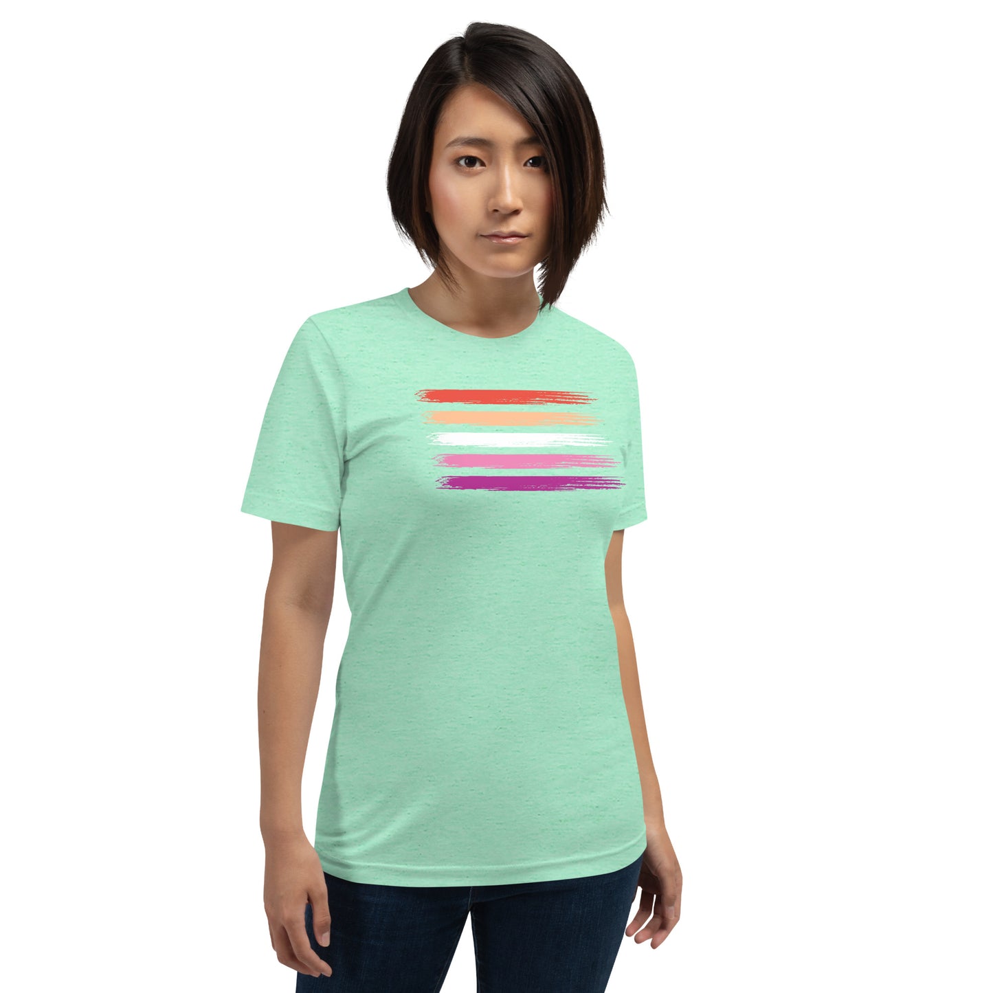 Lesbian Pride Flag unisex t-shirt