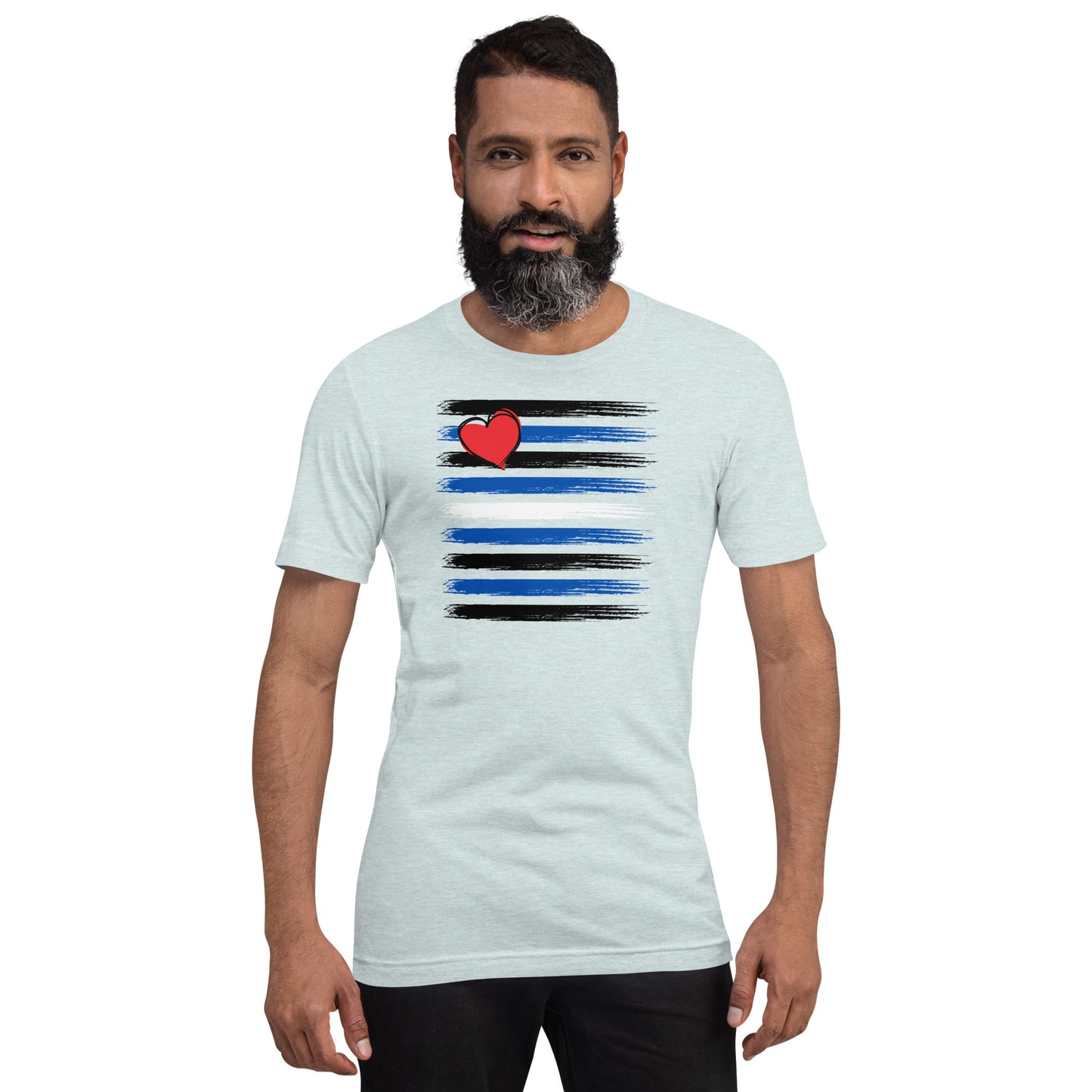 Leather Pride Flag unisex t-shirt