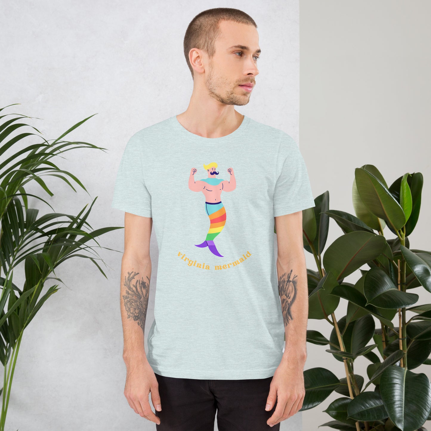 "Virginia Mermaid" unisex t-shirt