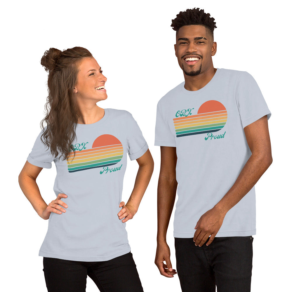 "OBX Proud" retro unisex t-shirt