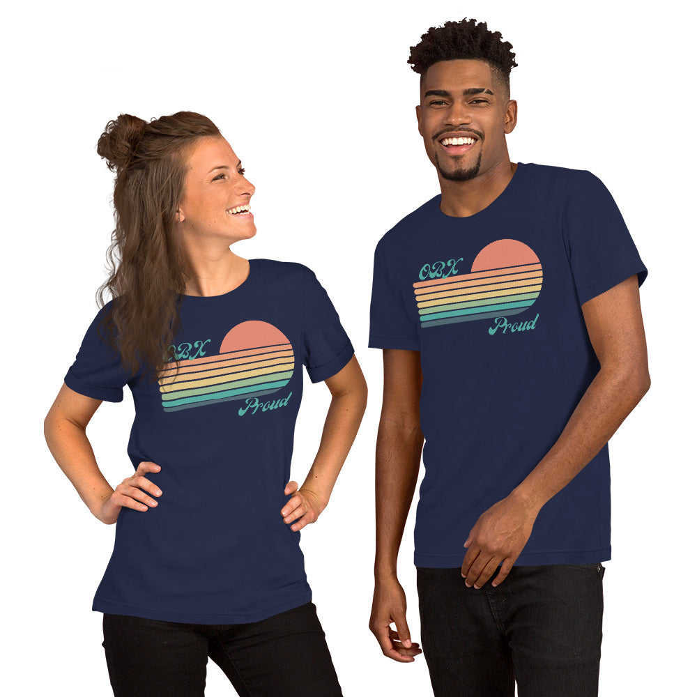 "OBX Proud" retro unisex t-shirt