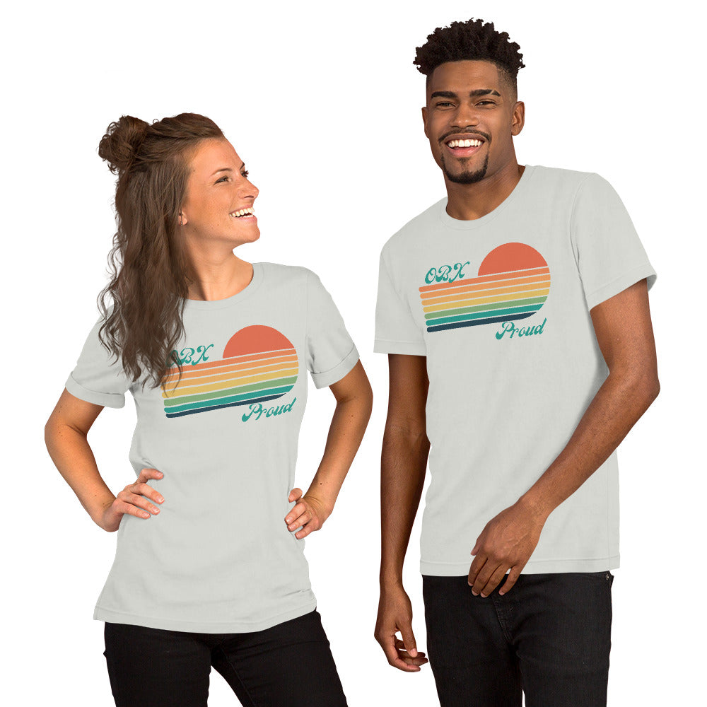 "OBX Proud" retro unisex t-shirt