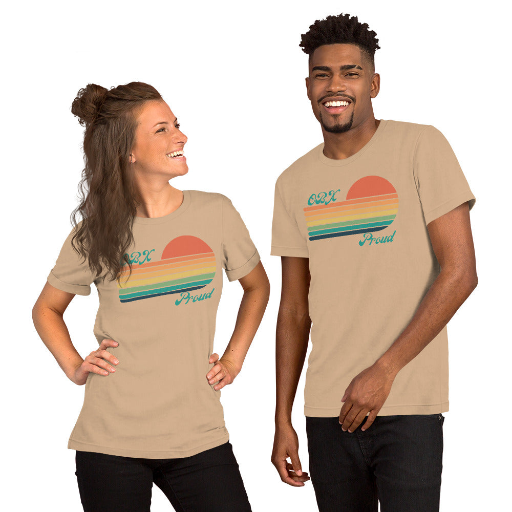 "OBX Proud" retro unisex t-shirt