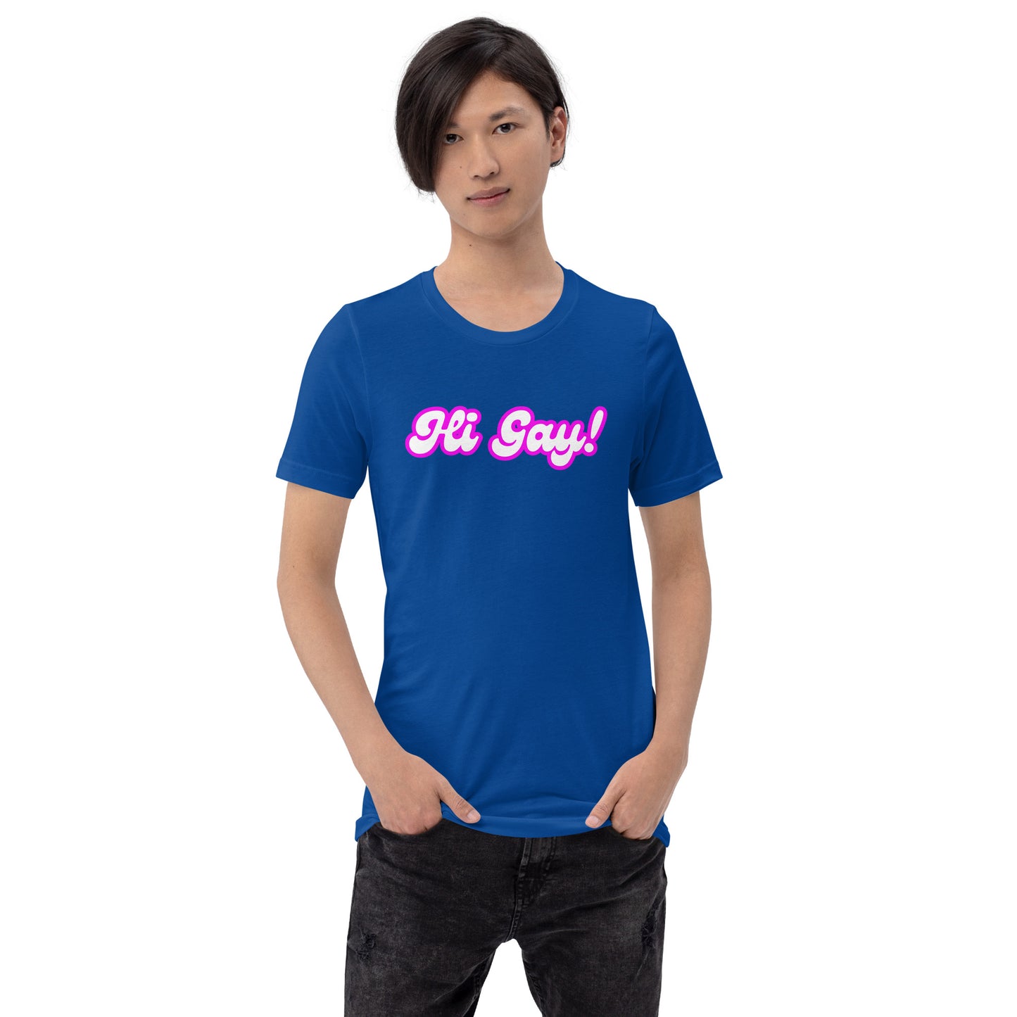 "Hi Gay!" Unisex t-shirt