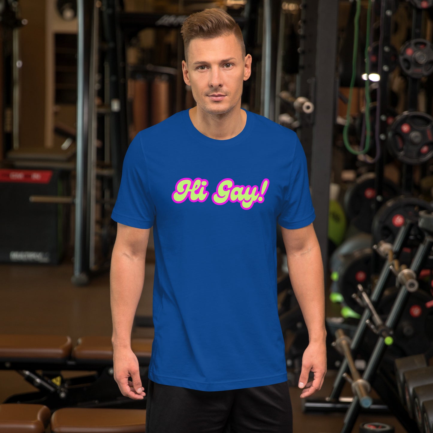 "Hi Gay!" Unisex t-shirt
