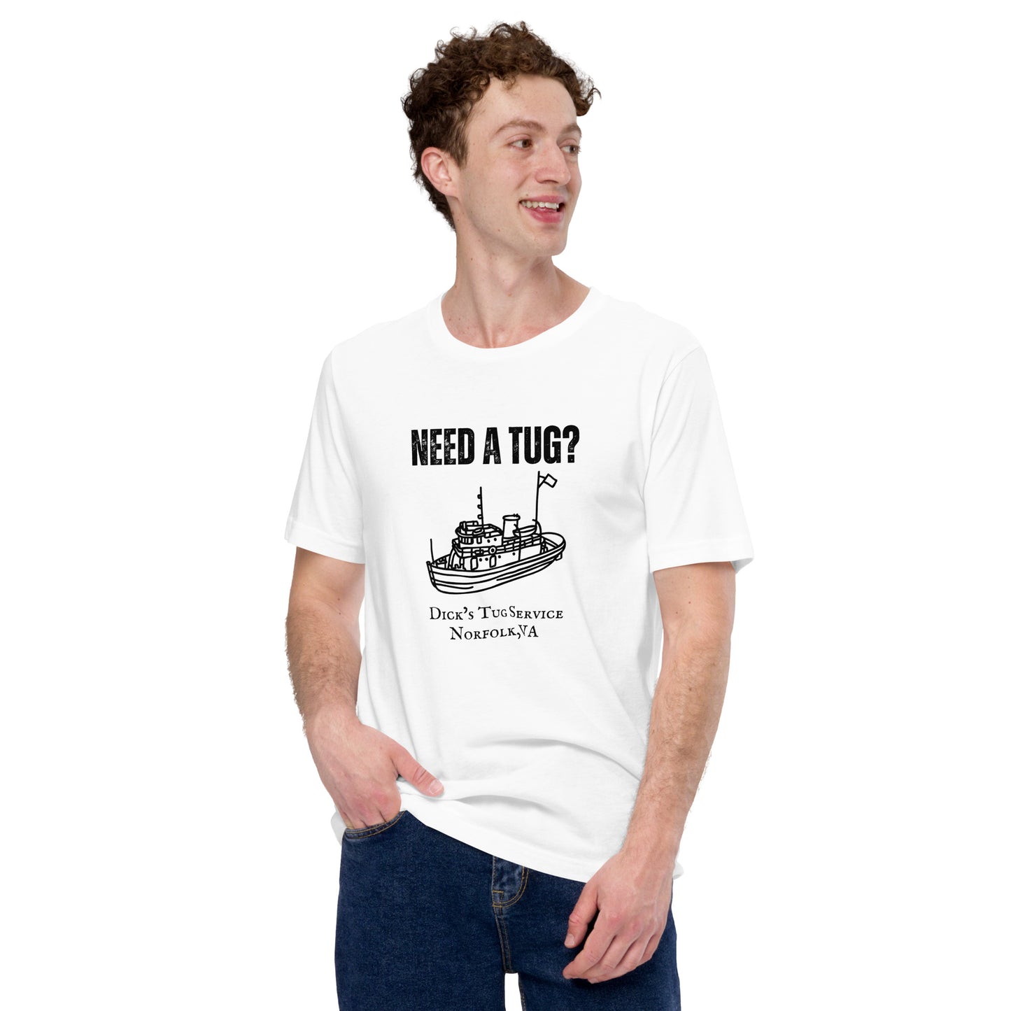 "Need a Tug?" Unisex t-shirt