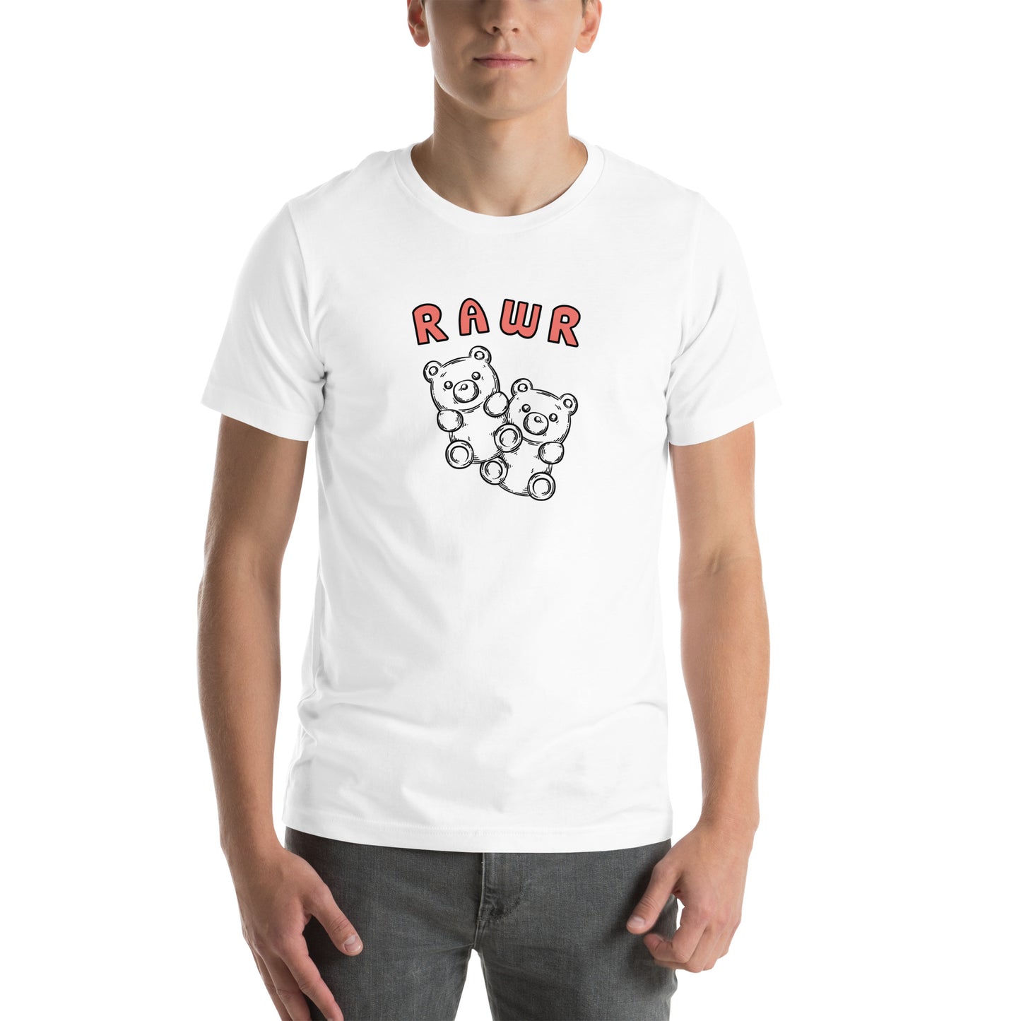 "Rawr!" Unisex t-shirt