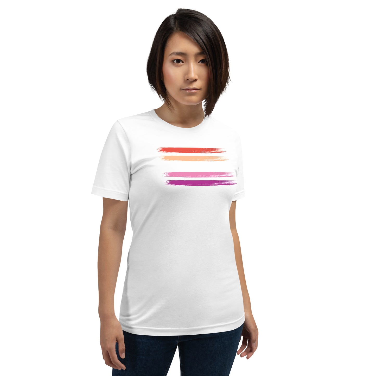 Lesbian Pride Flag unisex t-shirt