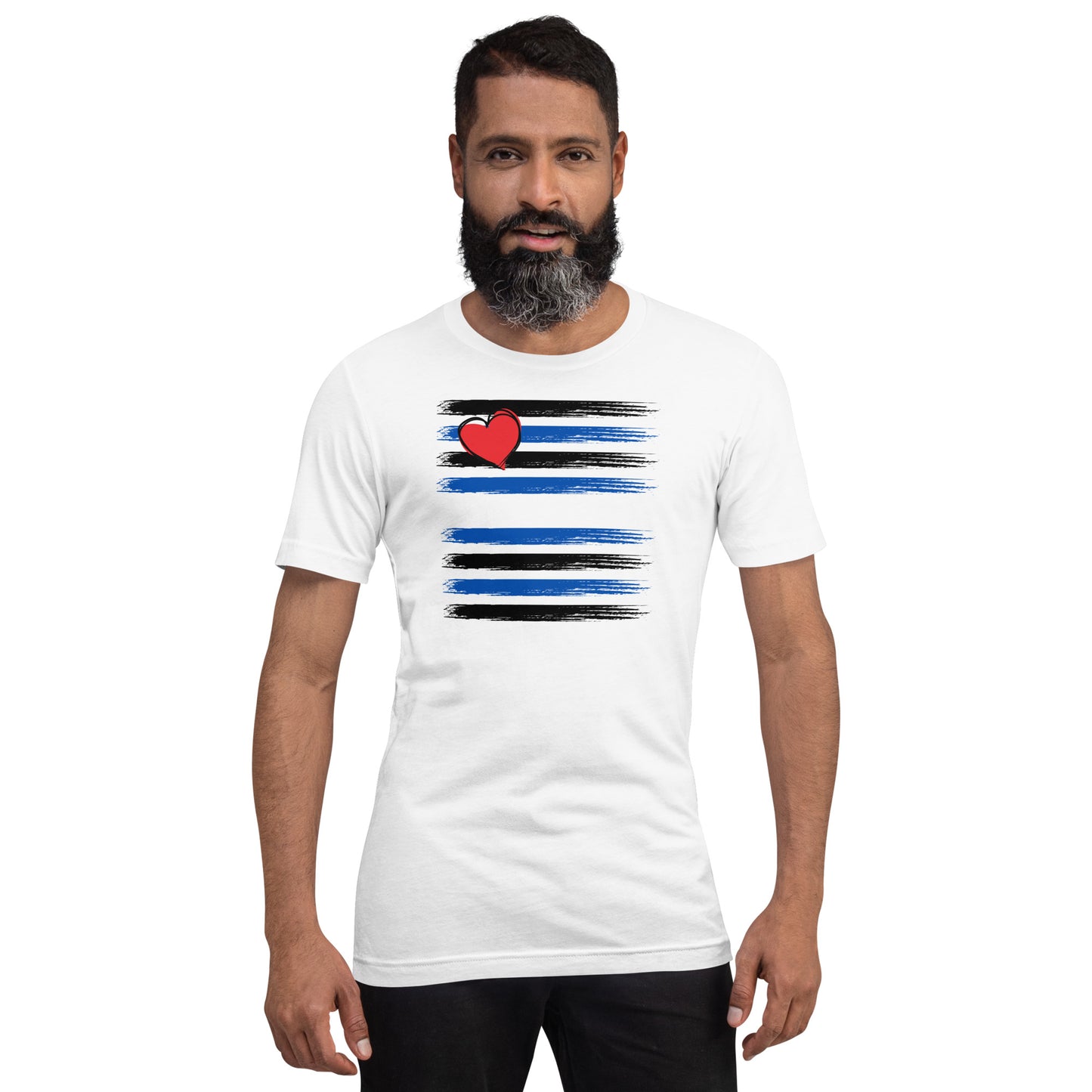 Leather Pride Flag unisex t-shirt