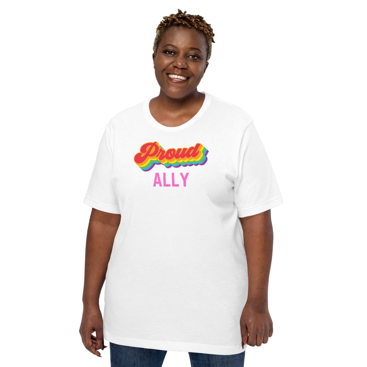 "Proud Ally" unisex t-shirt
