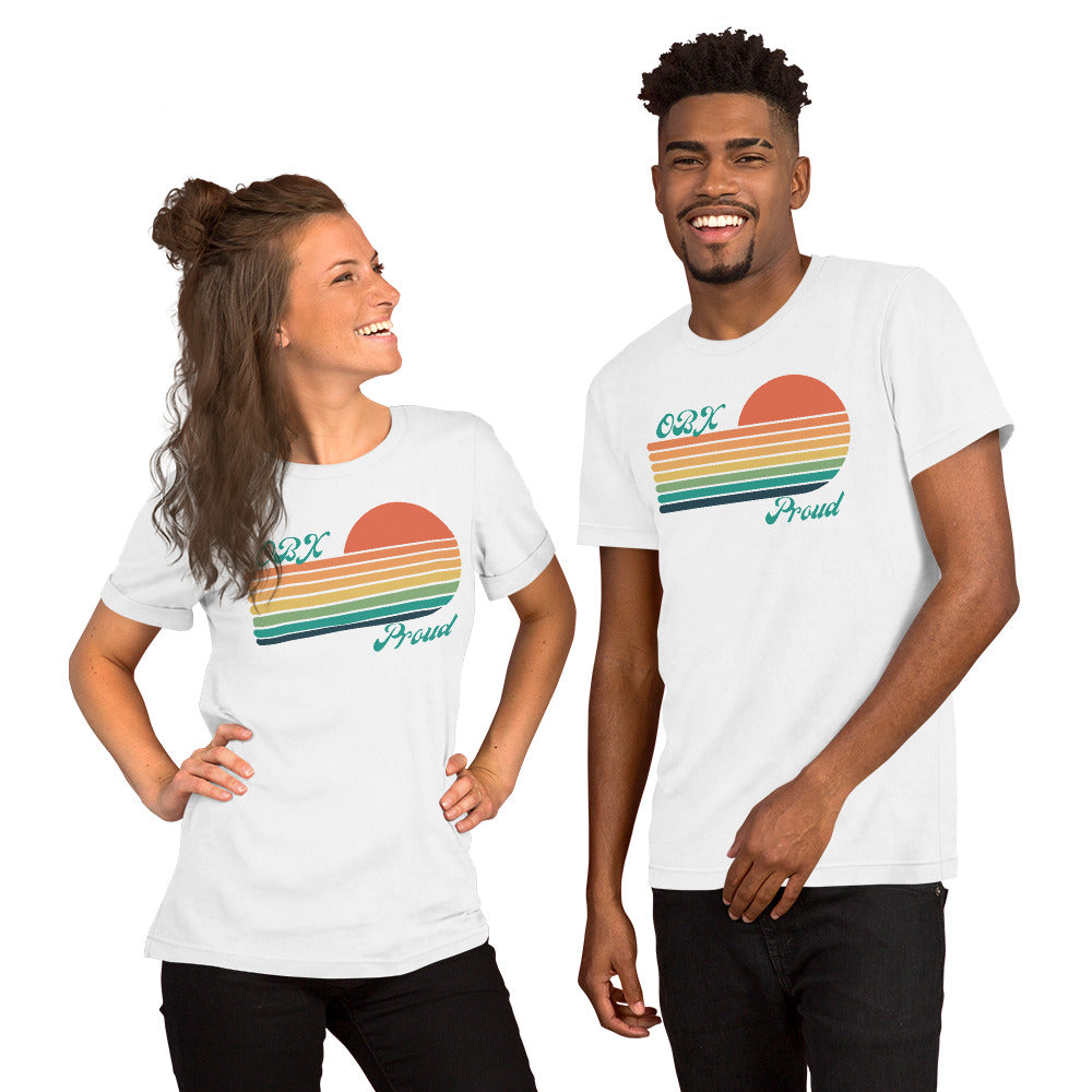"OBX Proud" retro unisex t-shirt