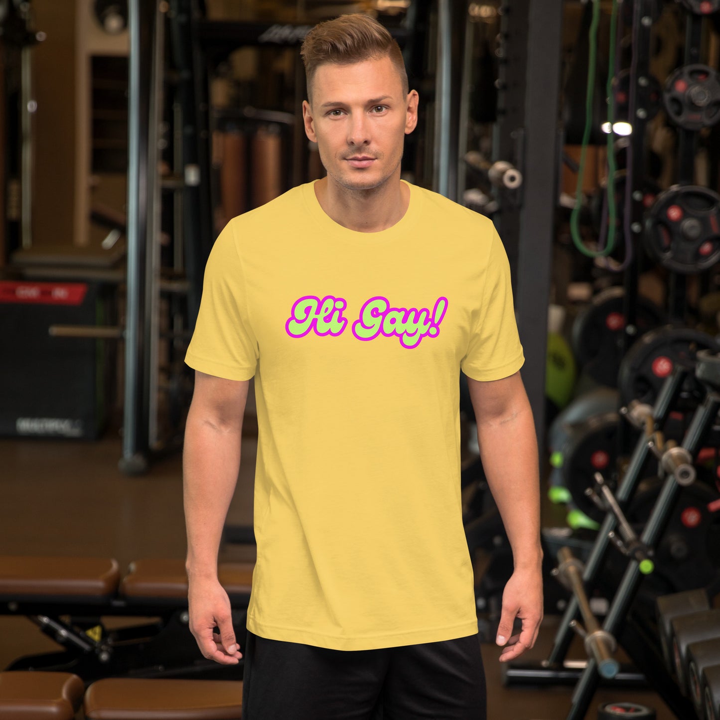 "Hi Gay!" Unisex t-shirt
