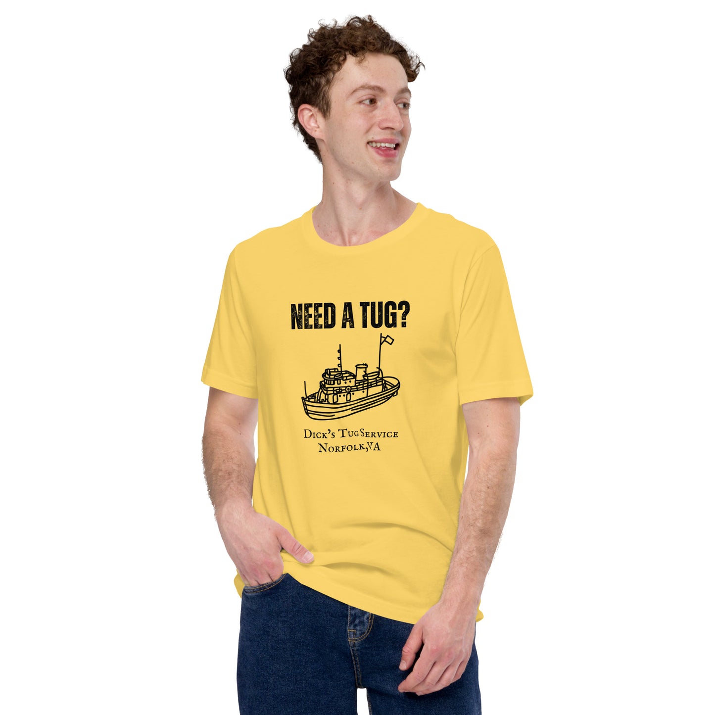 "Need a Tug?" Unisex t-shirt