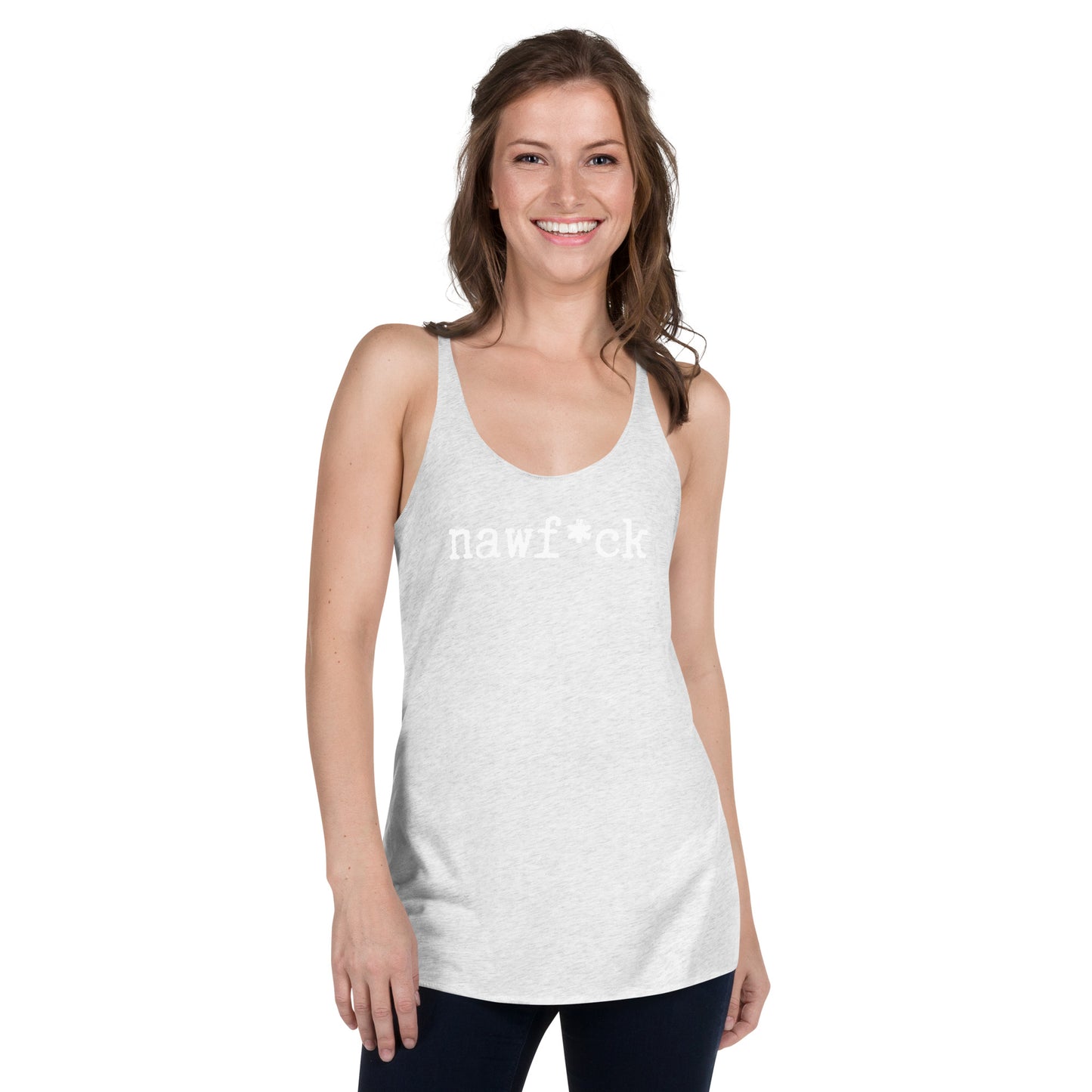 "Nawf*ck" Women's Racerback Tank