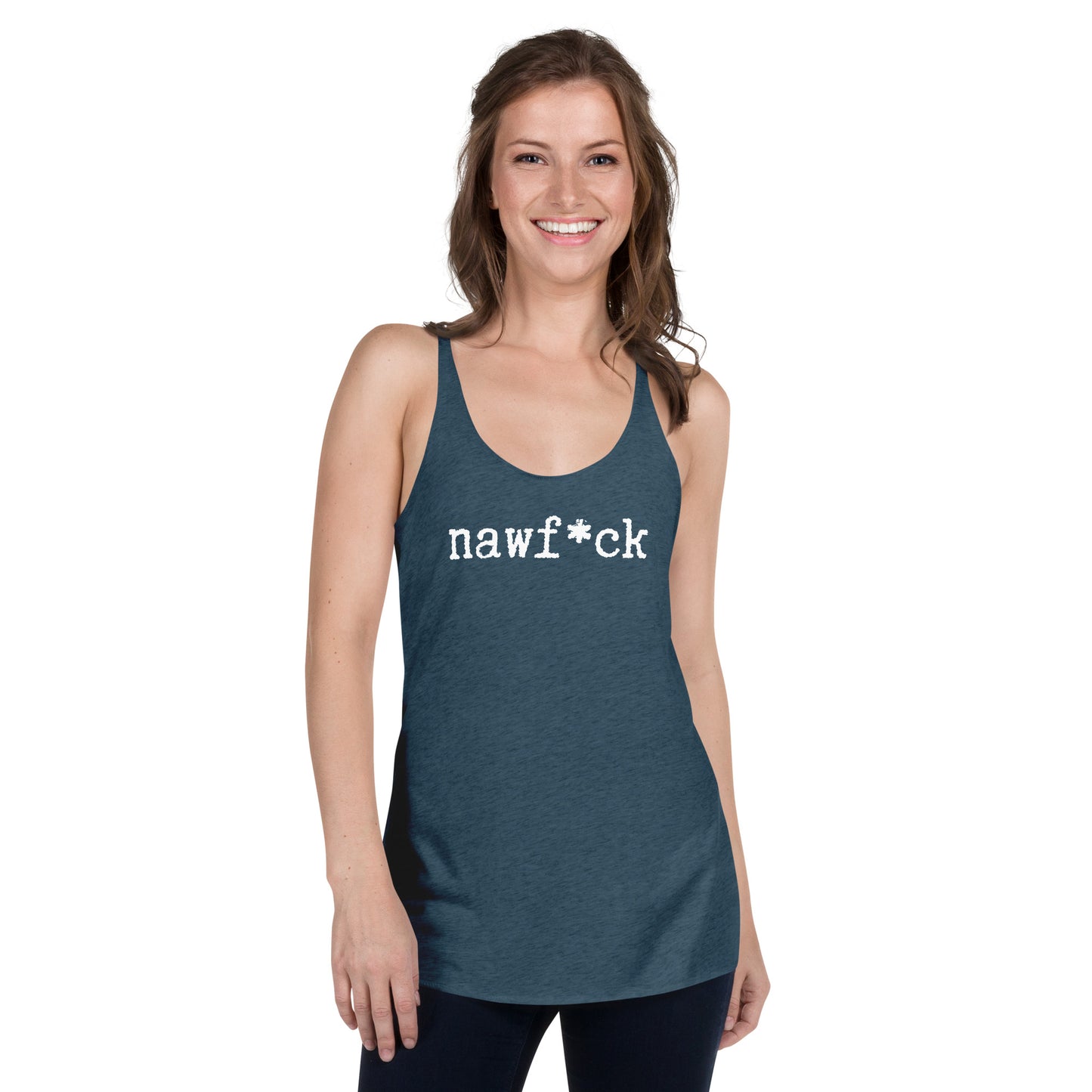 "Nawf*ck" Women's Racerback Tank