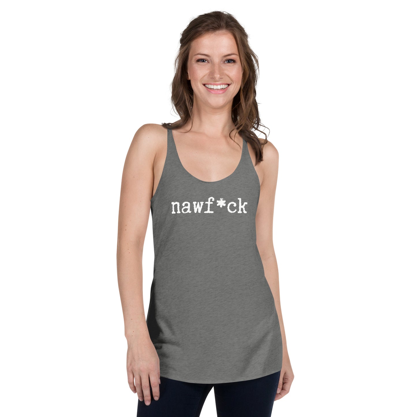 "Nawf*ck" Women's Racerback Tank