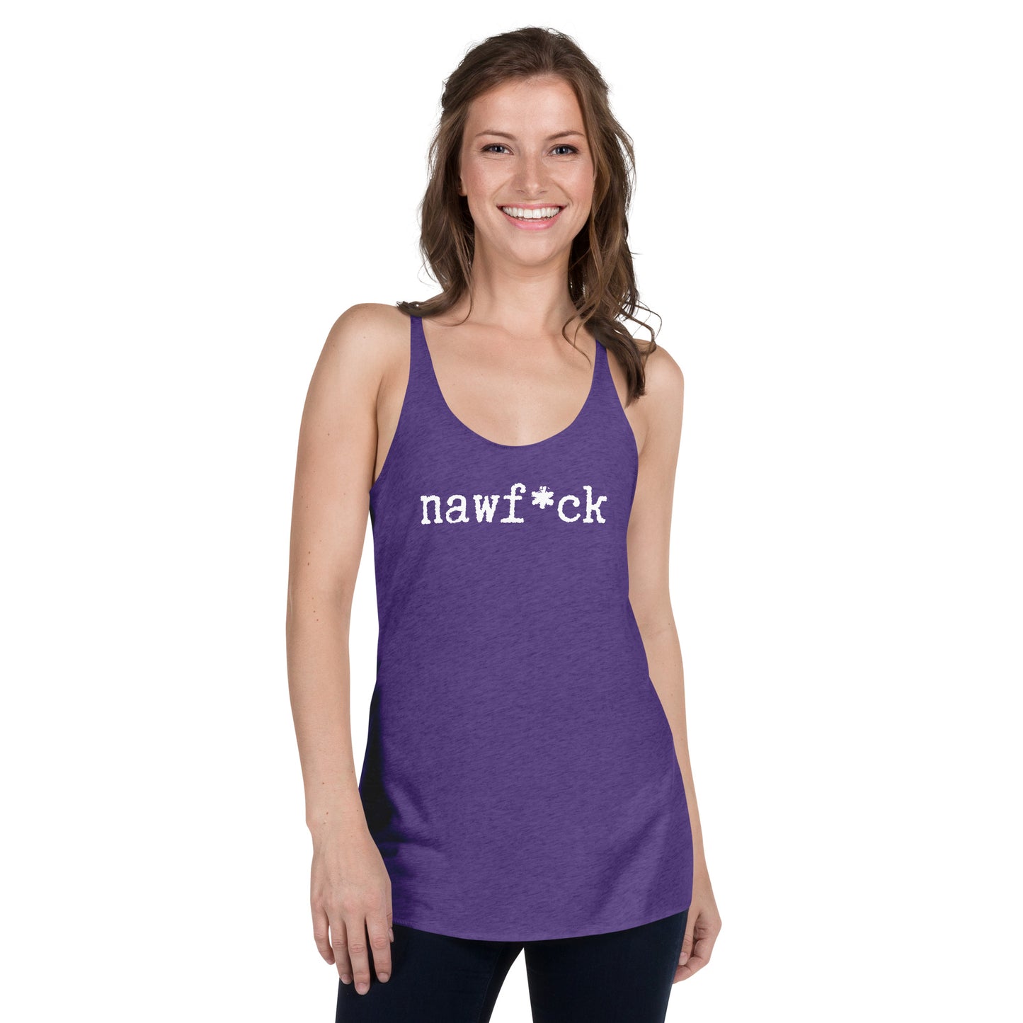 "Nawf*ck" Women's Racerback Tank