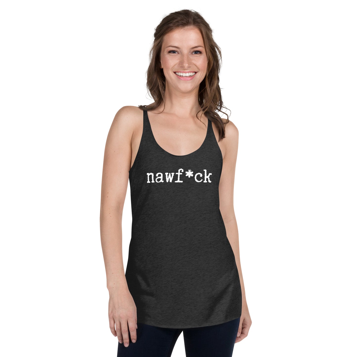 "Nawf*ck" Women's Racerback Tank
