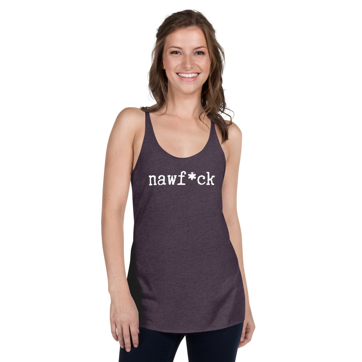 "Nawf*ck" Women's Racerback Tank