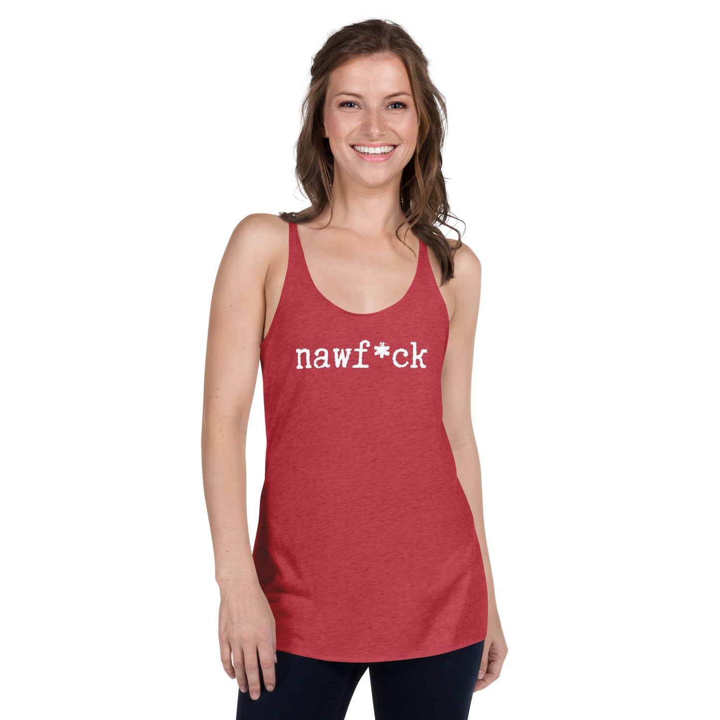 "Nawf*ck" Women's Racerback Tank