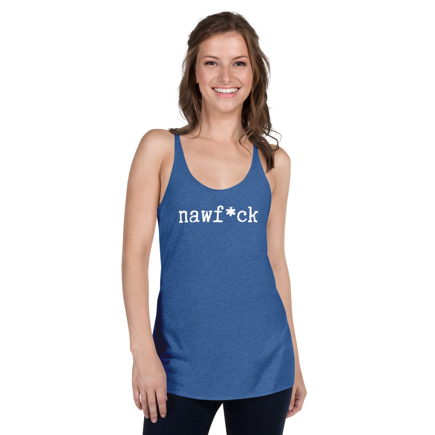 "Nawf*ck" Women's Racerback Tank