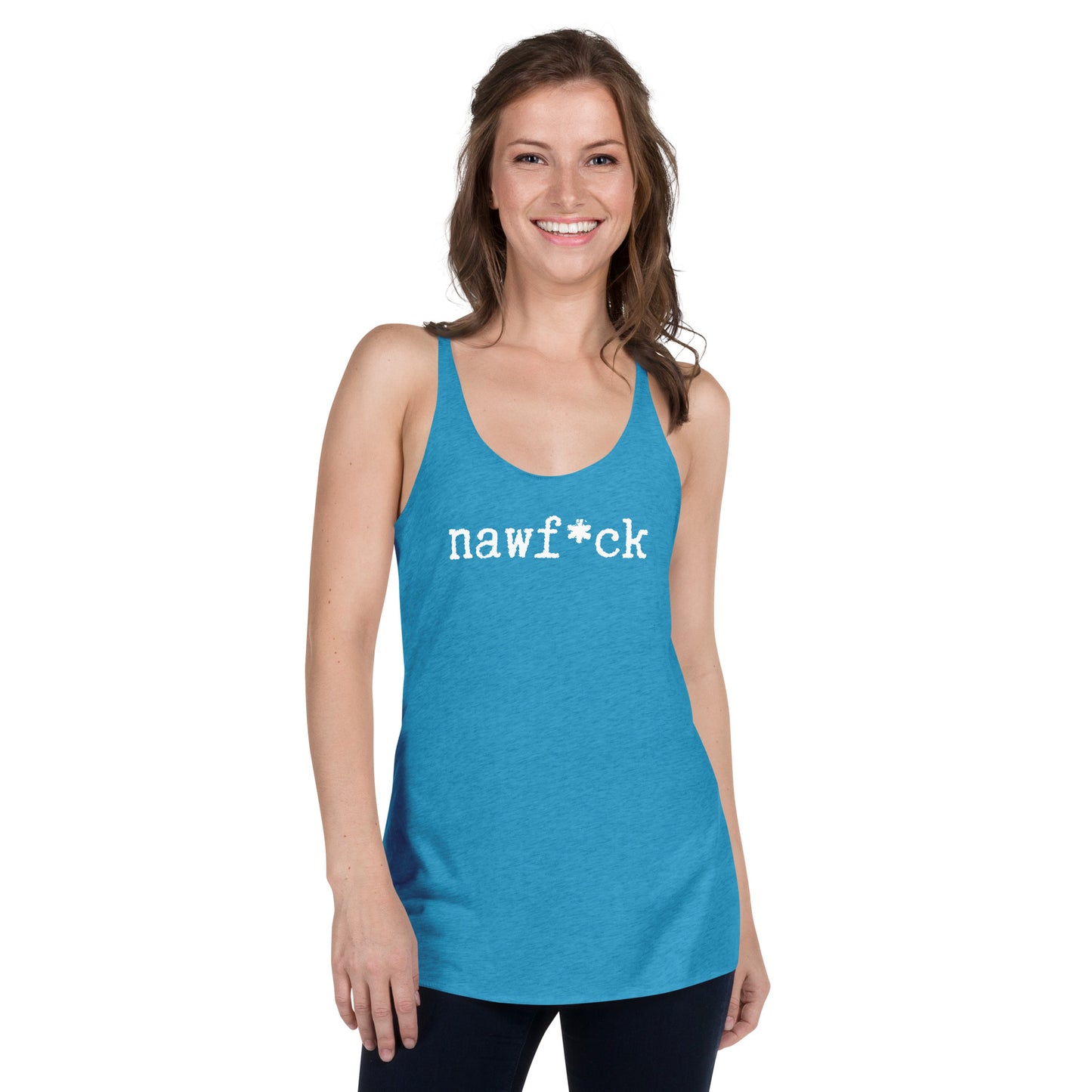 "Nawf*ck" Women's Racerback Tank