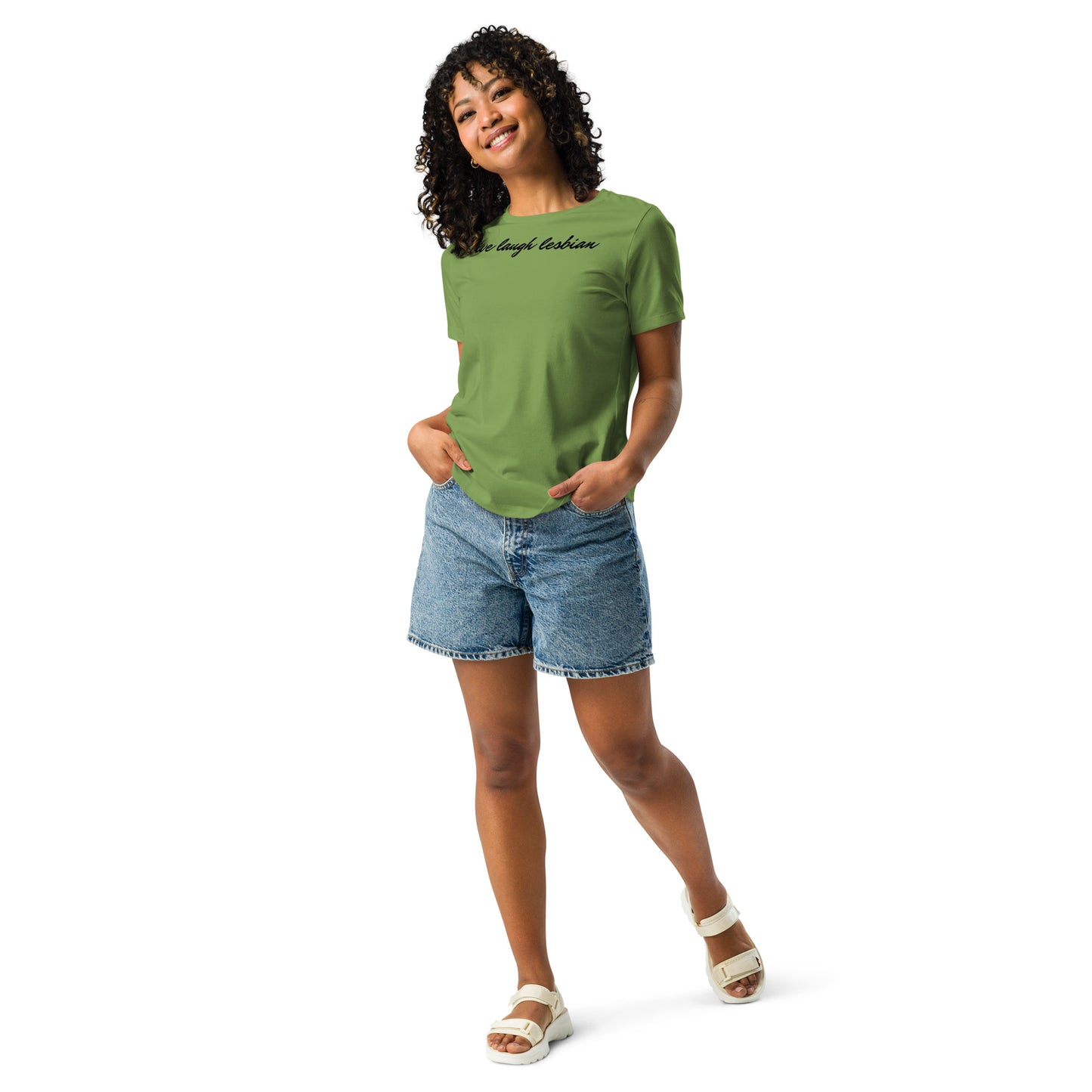 "Live Laugh Lesbian" Women's Relaxed T-Shirt