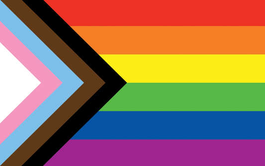 Progressive Pride Flag sticker