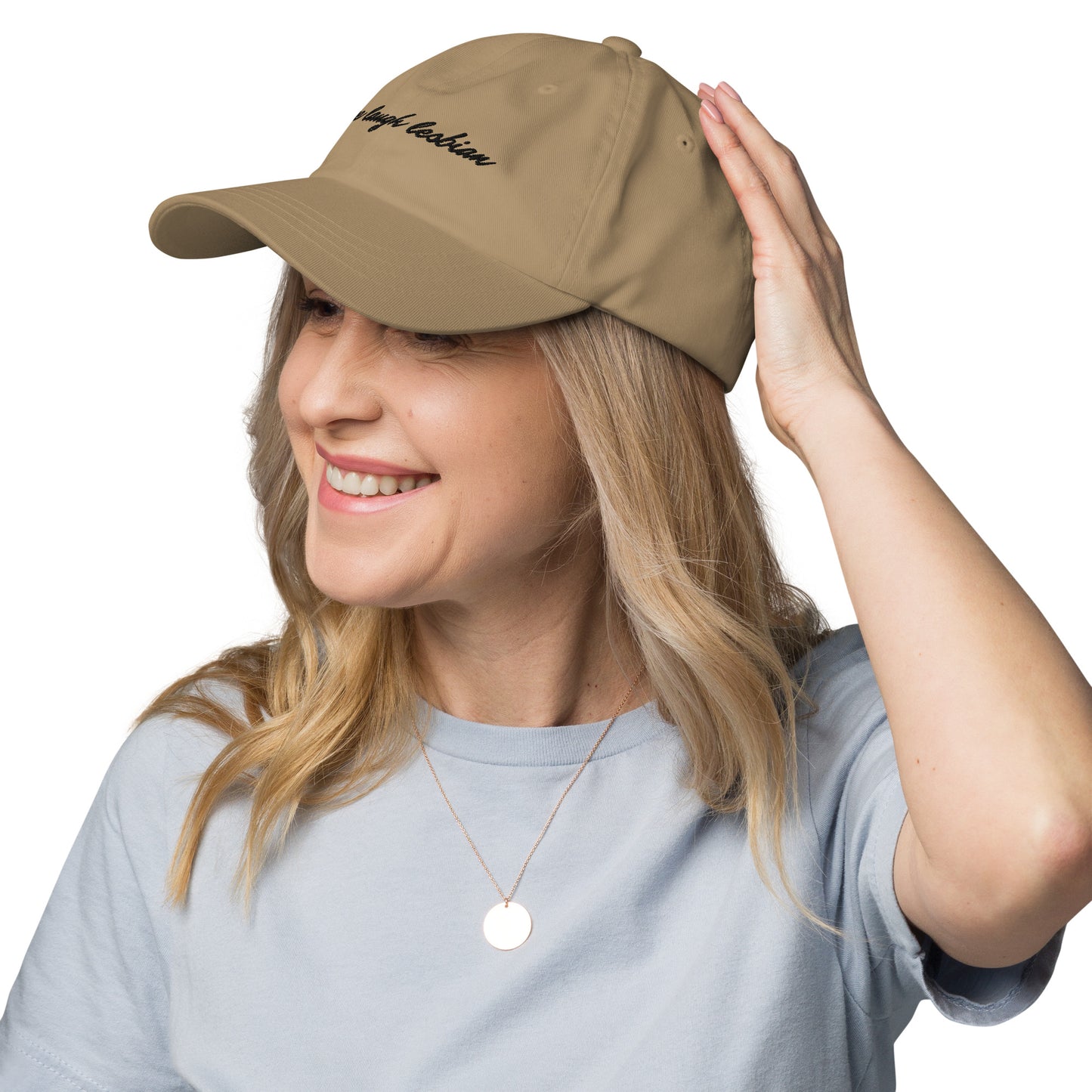 "Live Laugh Lesbian" hat