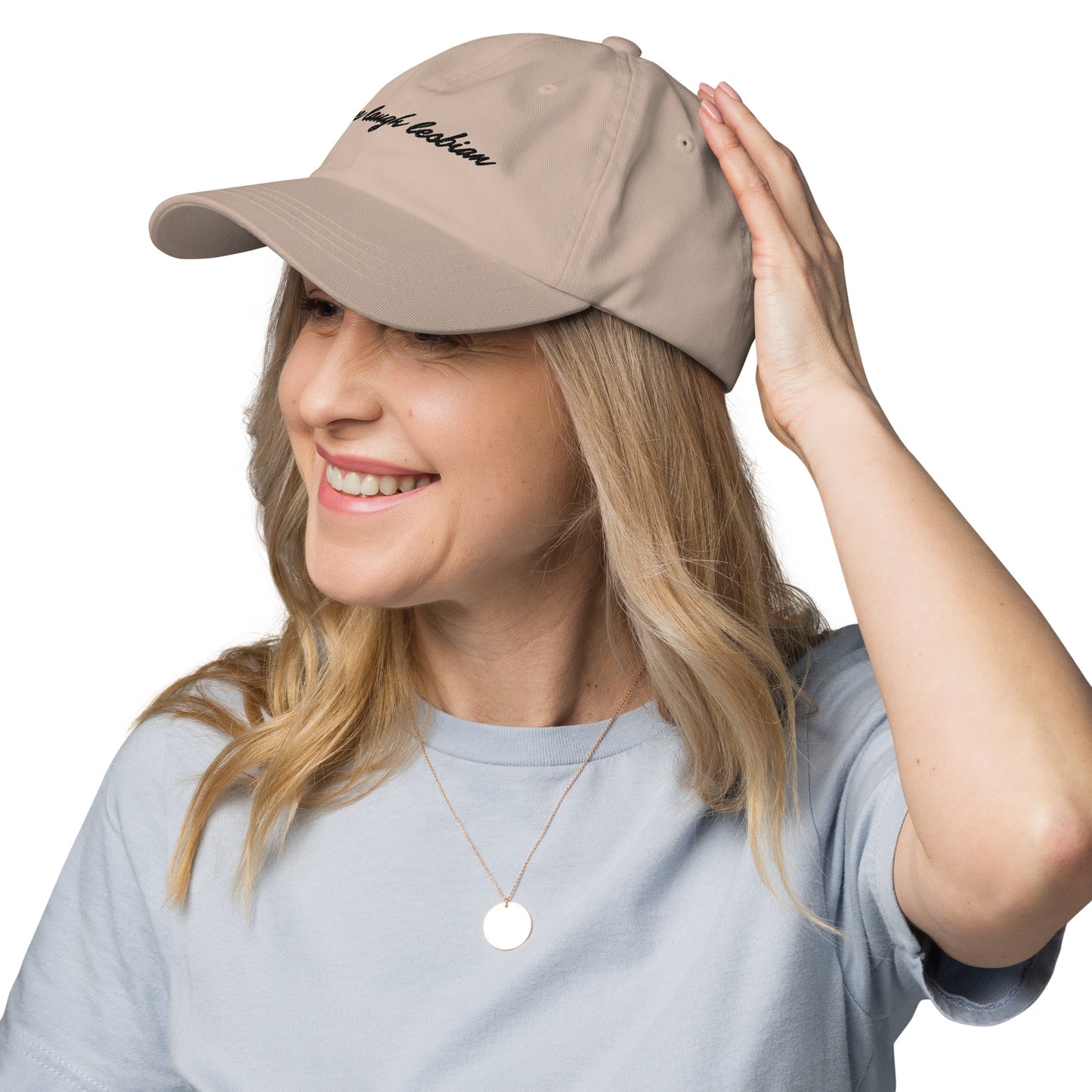 "Live Laugh Lesbian" hat