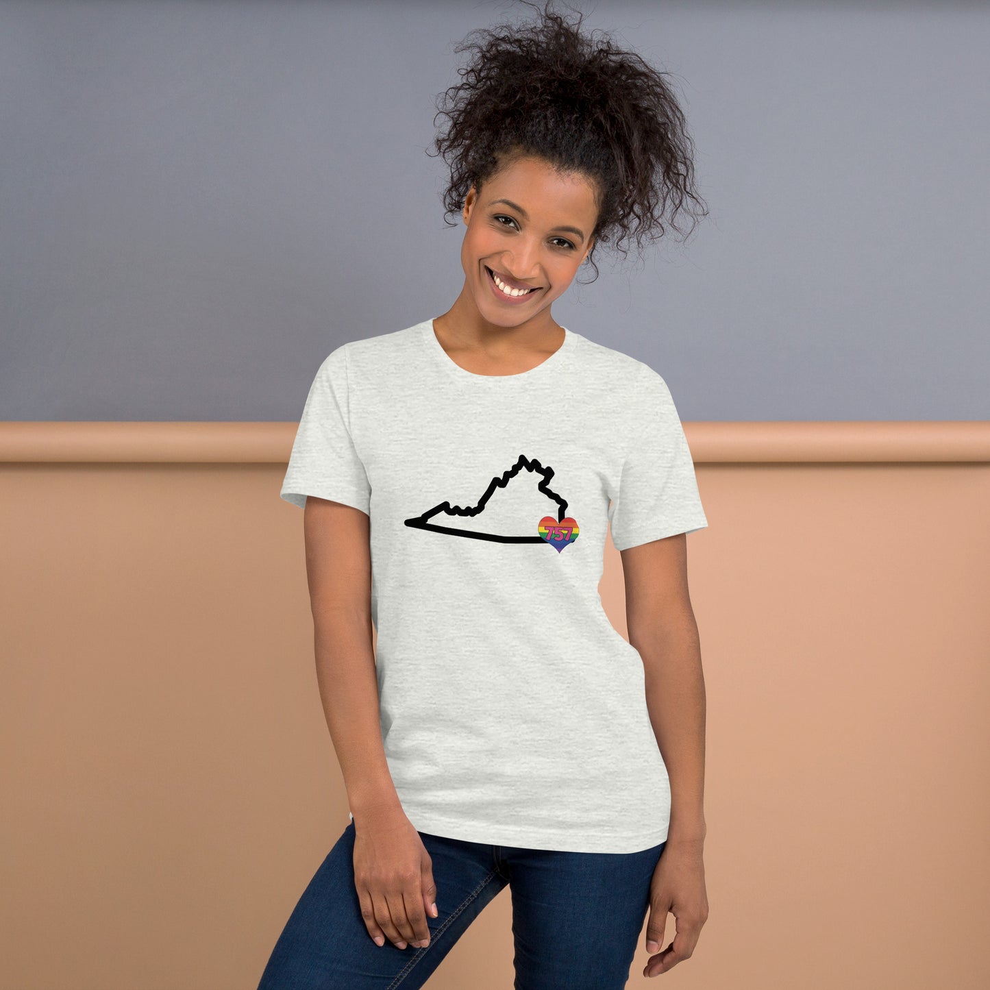 "I Heart the 757" Unisex t-shirt