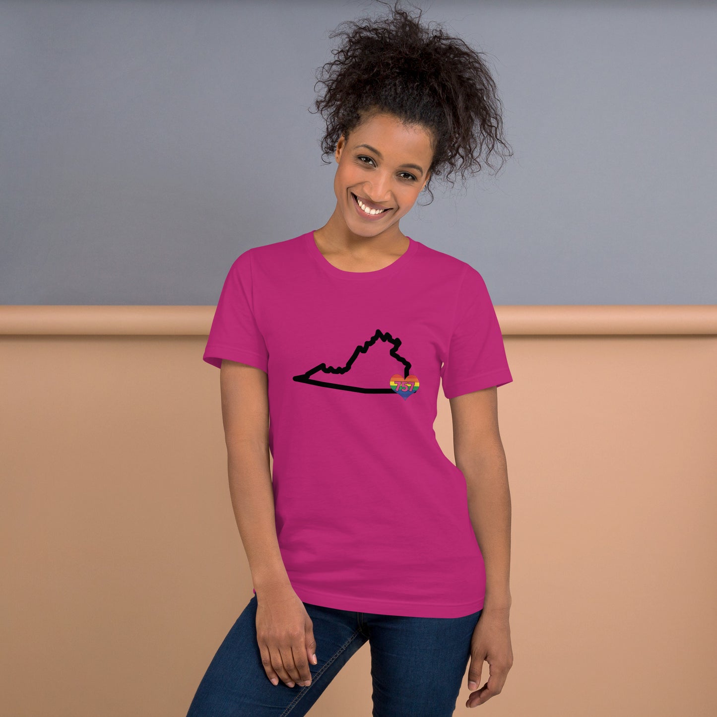 "I Heart the 757" Unisex t-shirt